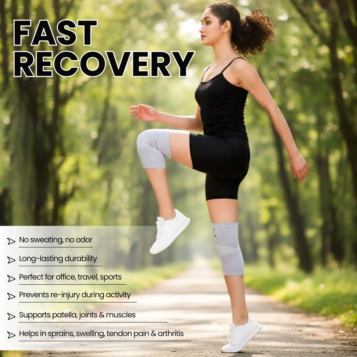 Bamboo Knee Sleeve for Pain Relief | Remore® | Breathable & Non-Slip