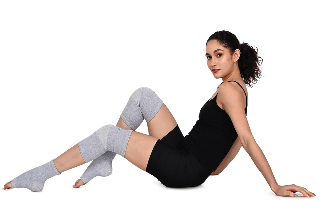 Remore® Bamboo Knee + Ankle Sleeve Combo — Complete Joint Support Bundle