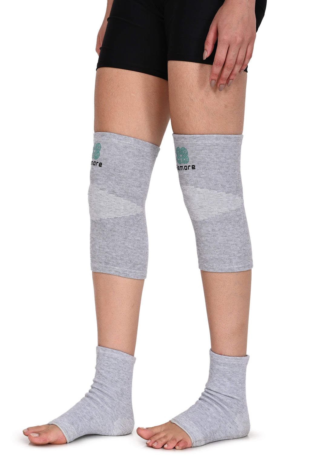 Remore® Bamboo Knee + Ankle Sleeve Combo — Complete Joint Support Bundle